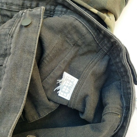 New GUESS Dillon Varsity Camo Denim Jacket sz M - Picture 10 of 12